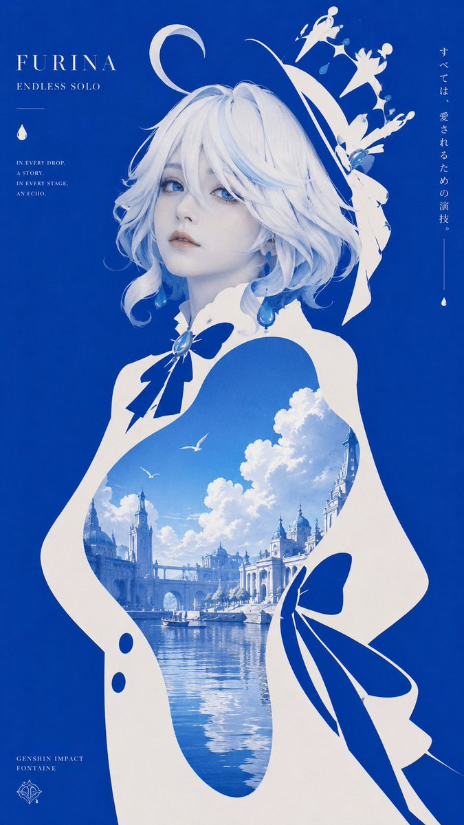 Japanese Minimalist Surrealist Collage Poster