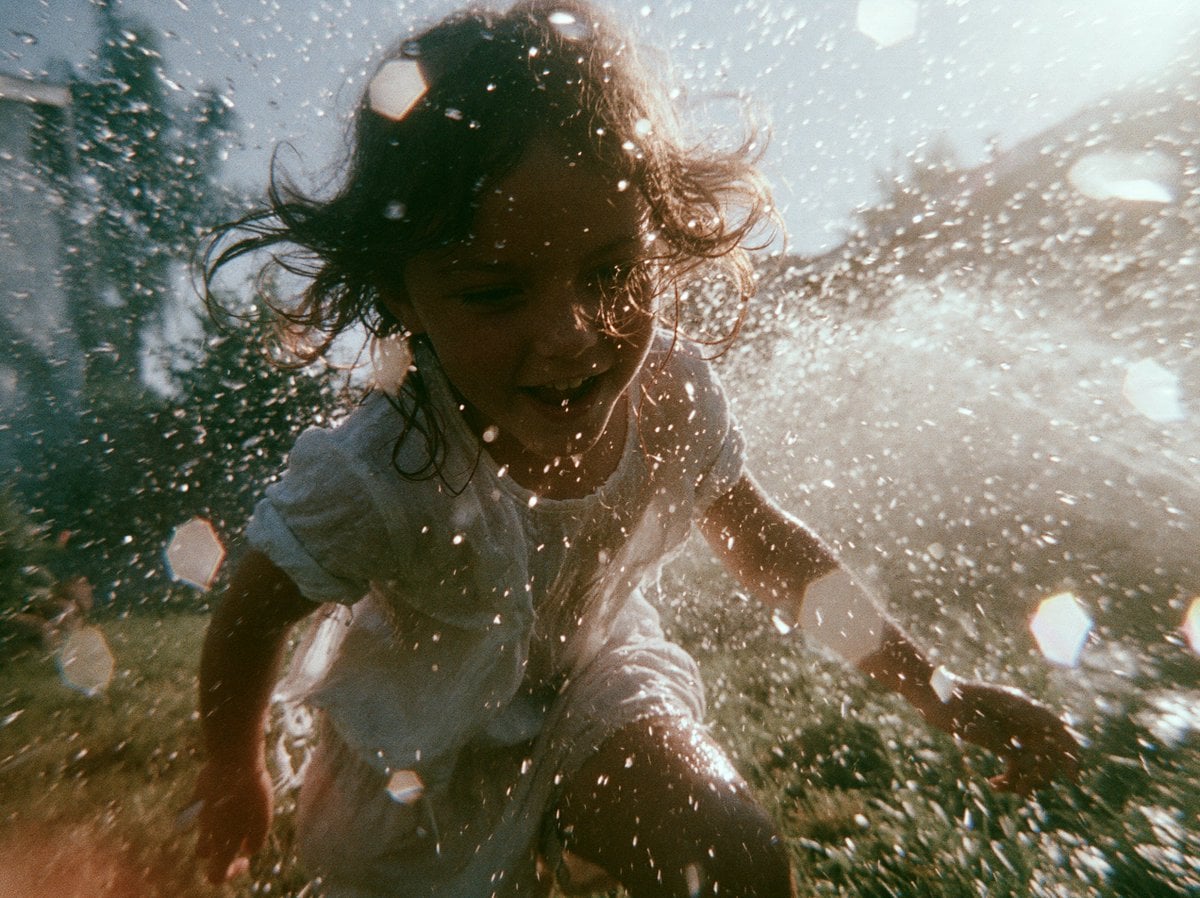 Vintage Summer Sprinkler Nostalgia - alternate