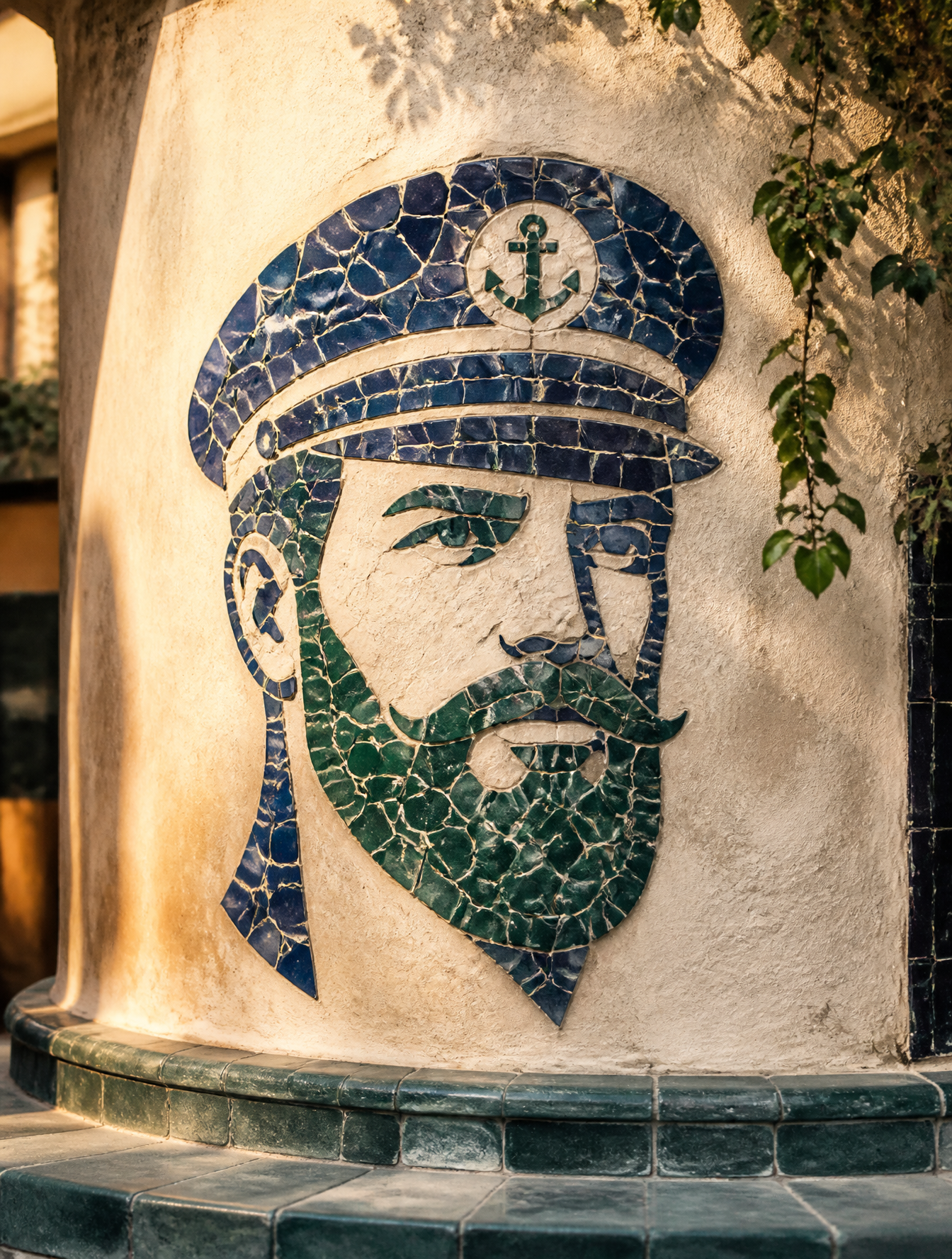Mediterranean Trencadís Ceramic Mosaic Logo