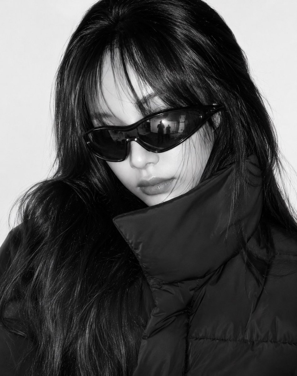 Avant-Garde Monochromatic Sport-Couture Portrait