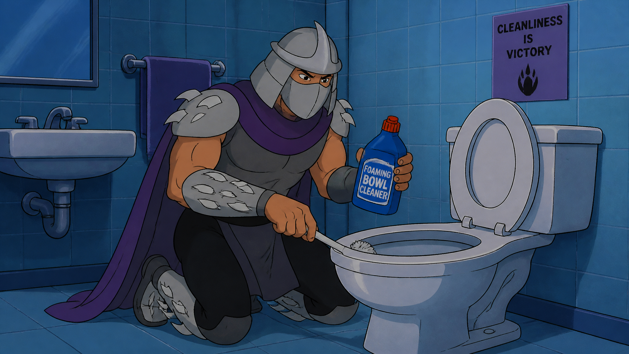 The Shredder's Domestic Chores
