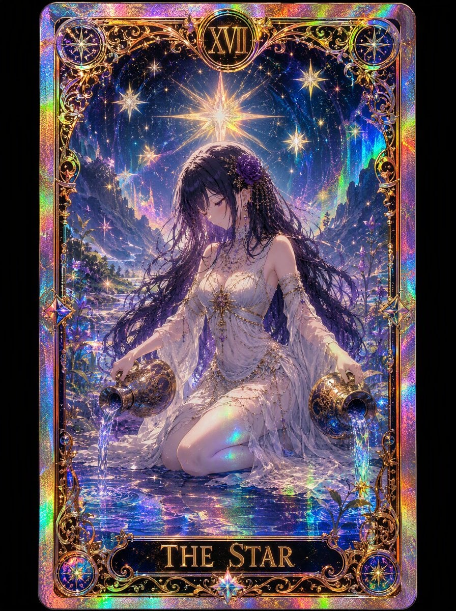 Holographic Gothic Tarot Card Series - alternate