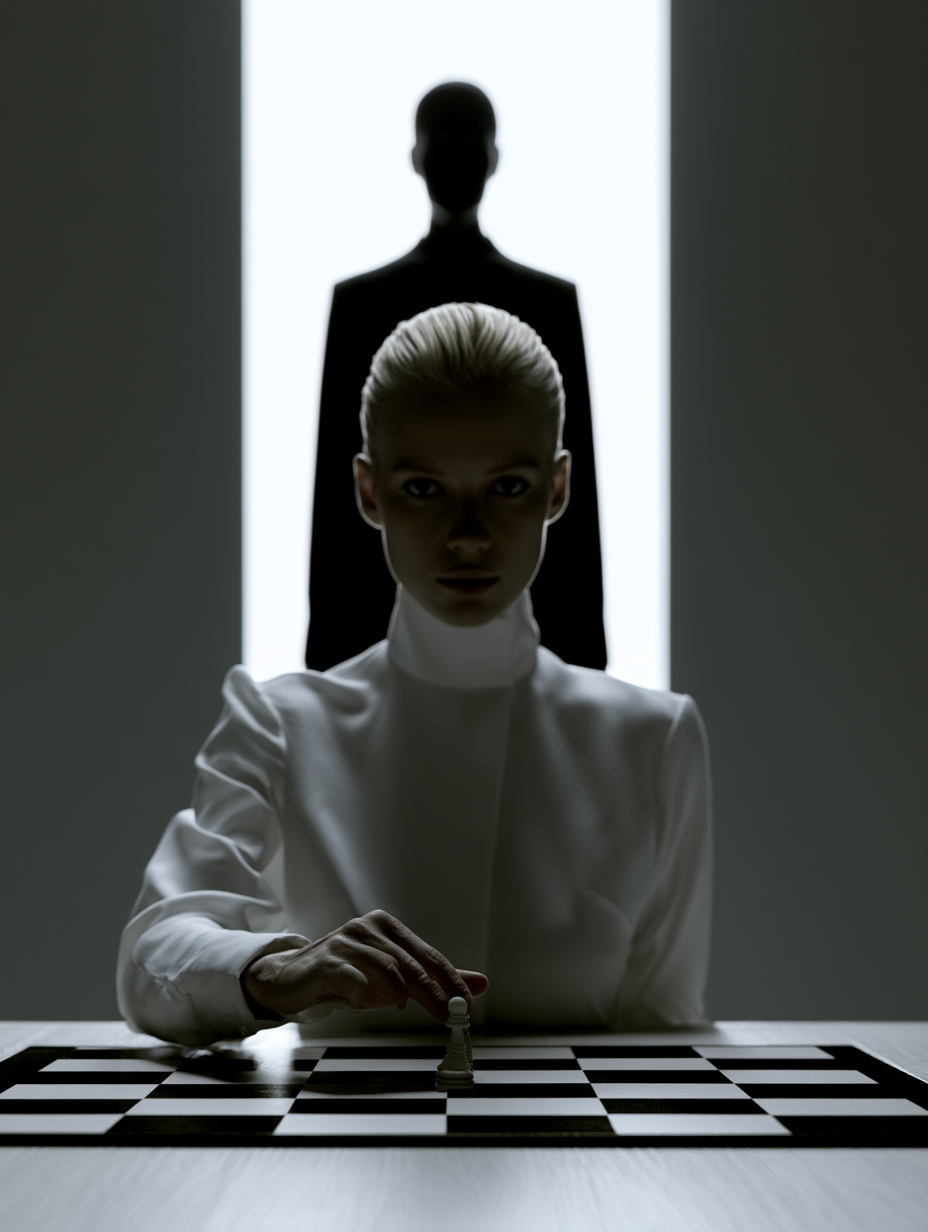 Monochrome Chess Strategy Study - alternate