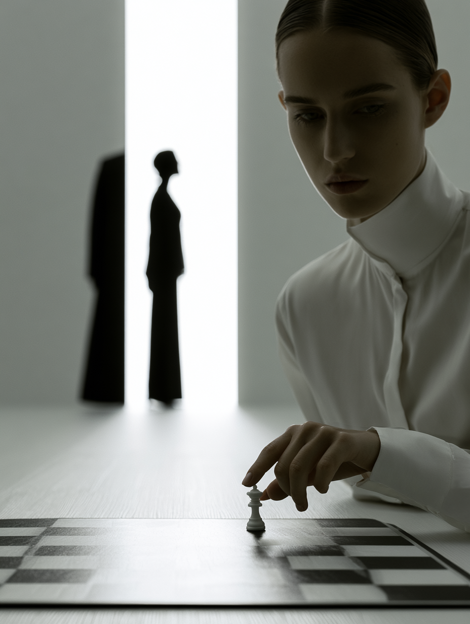 Monochrome Chess Strategy Study - alternate