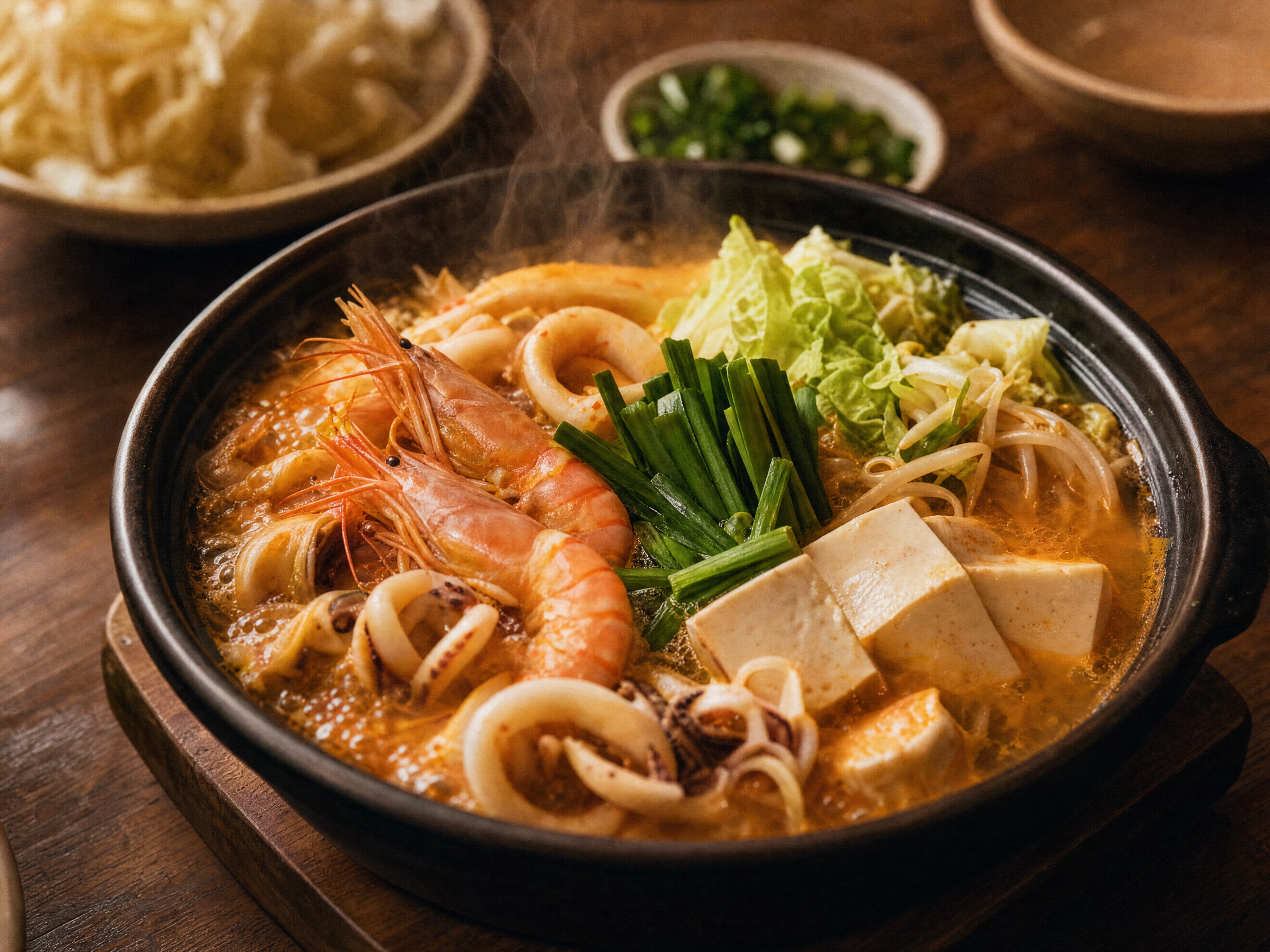 Gourmet Korean Seafood Tofu Stew