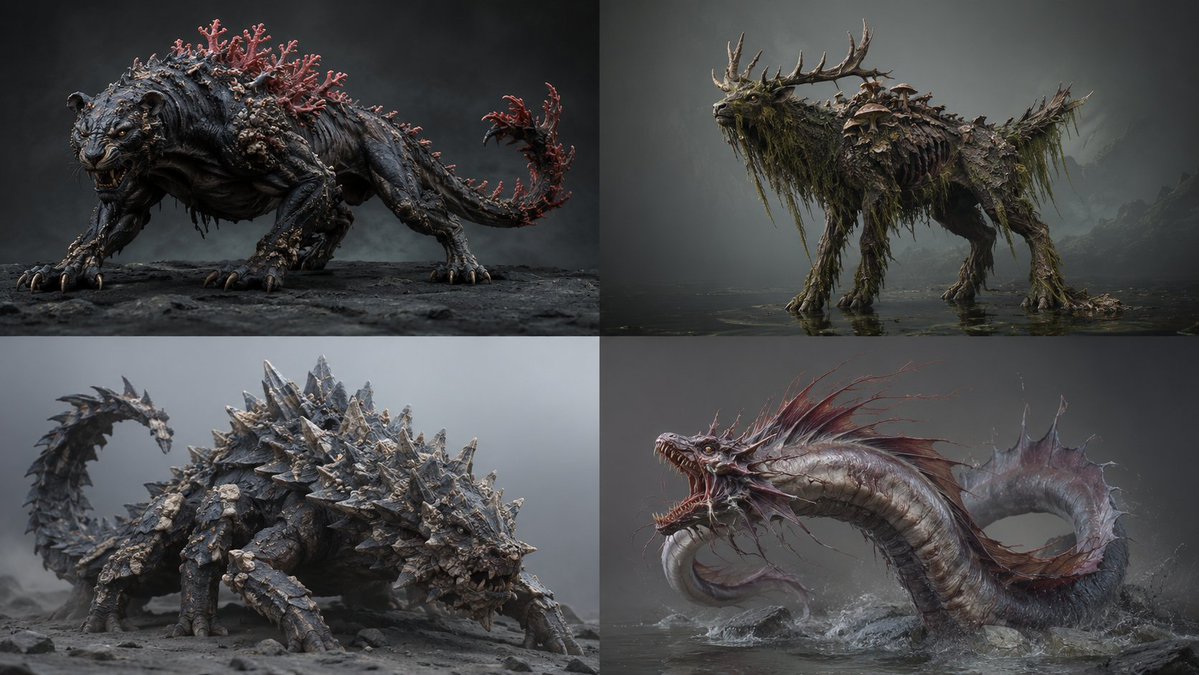 AAA Bestiary Hyper-Realistic Creature Concept Framework
