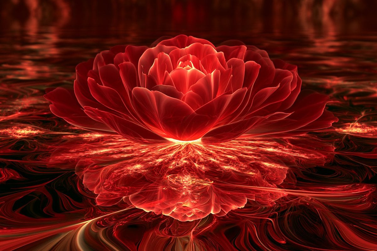 Electric Fractal Mirroring - alternate
