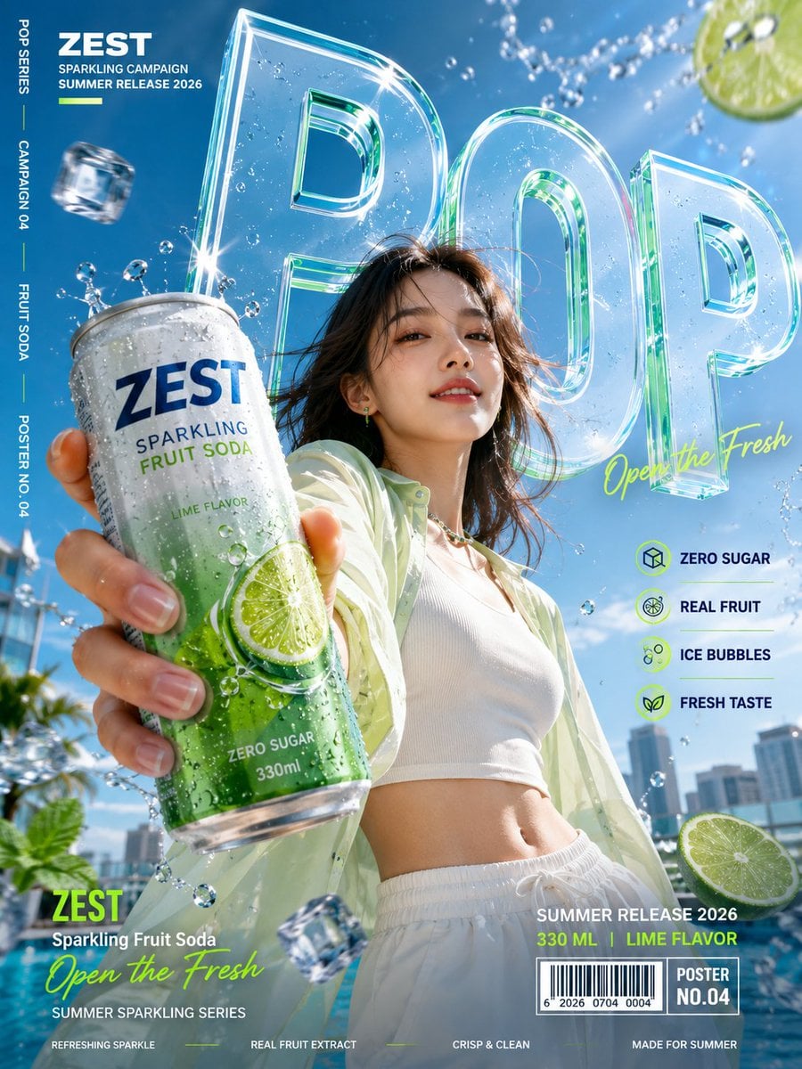 Hyper-Perspective Commercial Product Poster - alternate