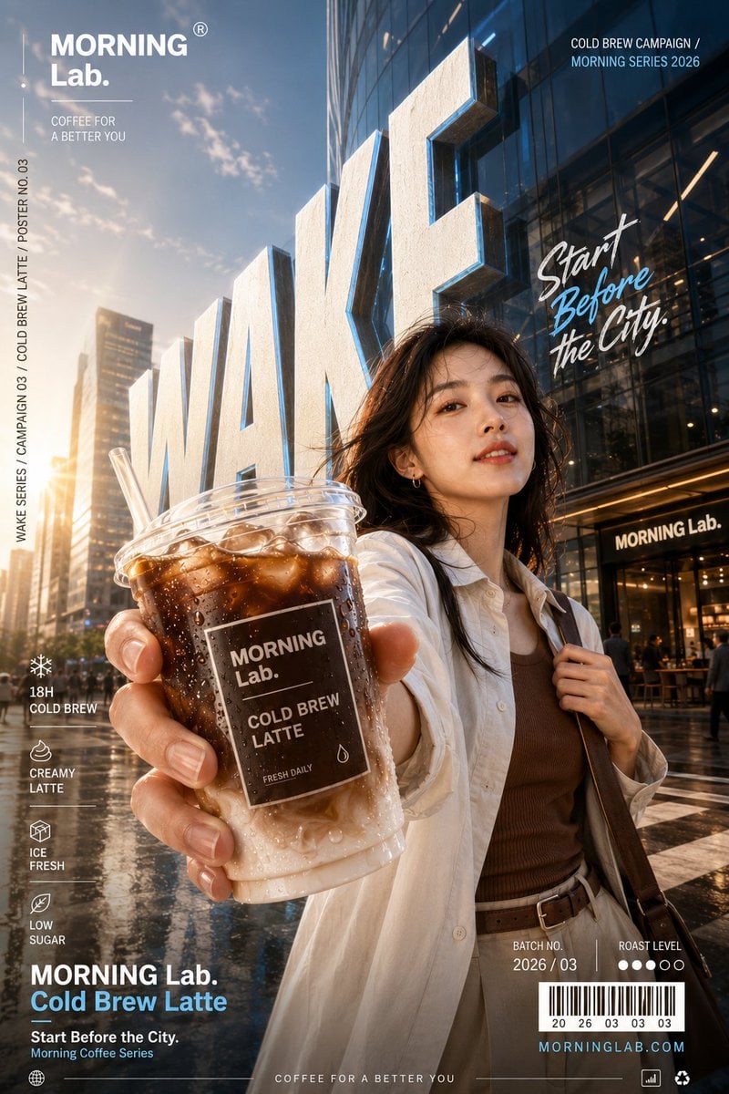 Hyper-Perspective Commercial Product Poster - alternate