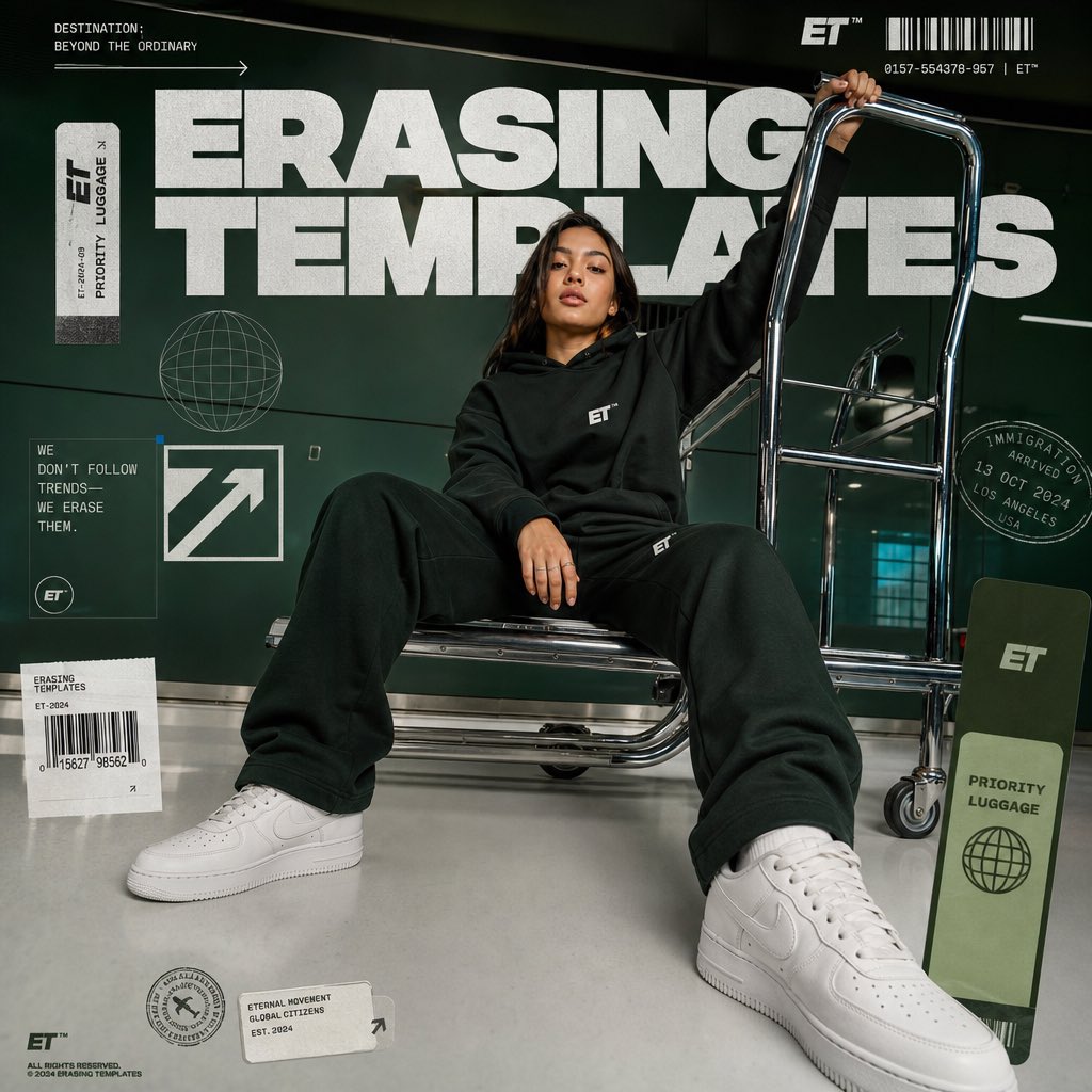 Urban Luxury Airport Streetwear Campaign