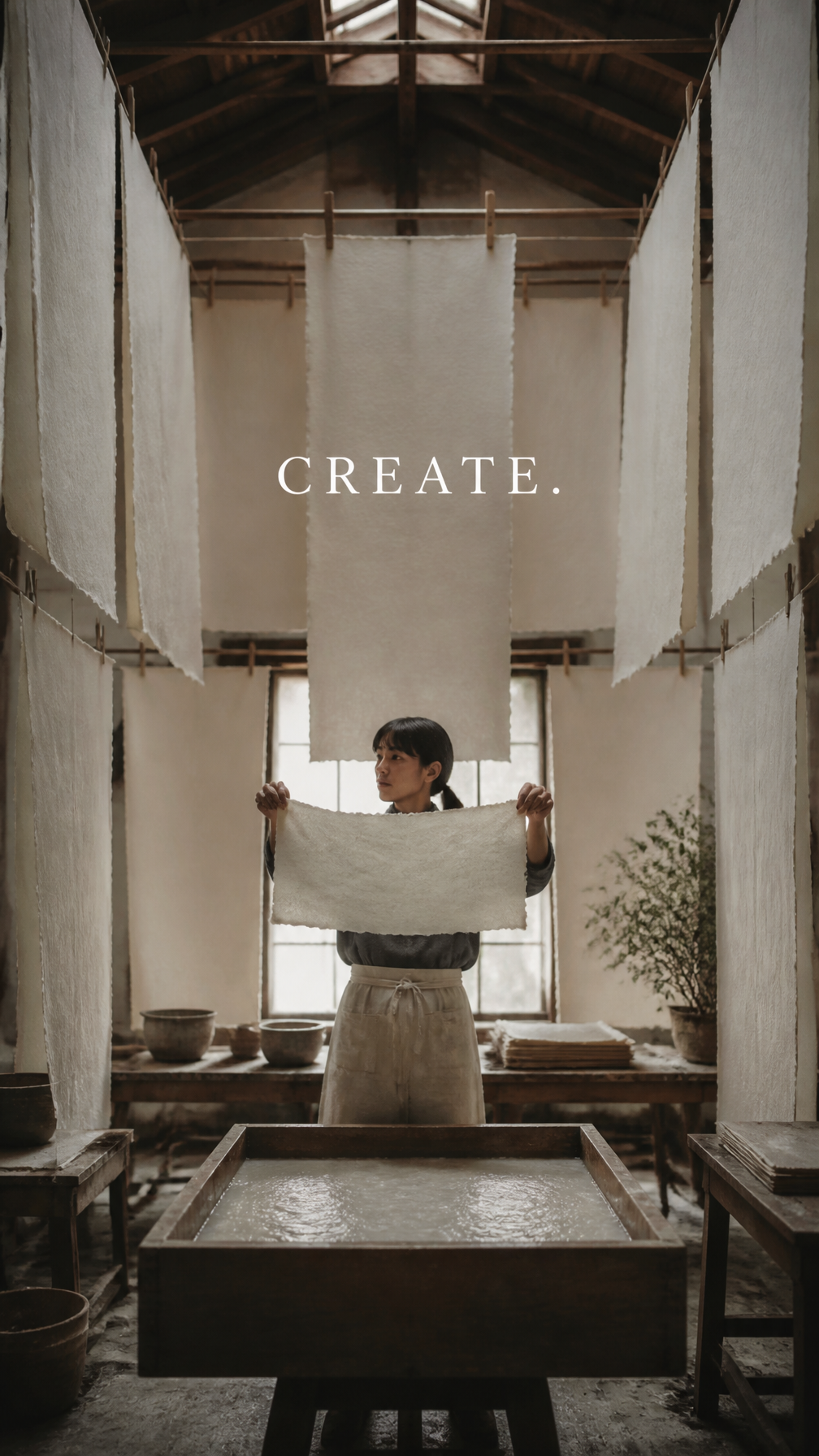 Artisanal Papermaker Studio Editorial
