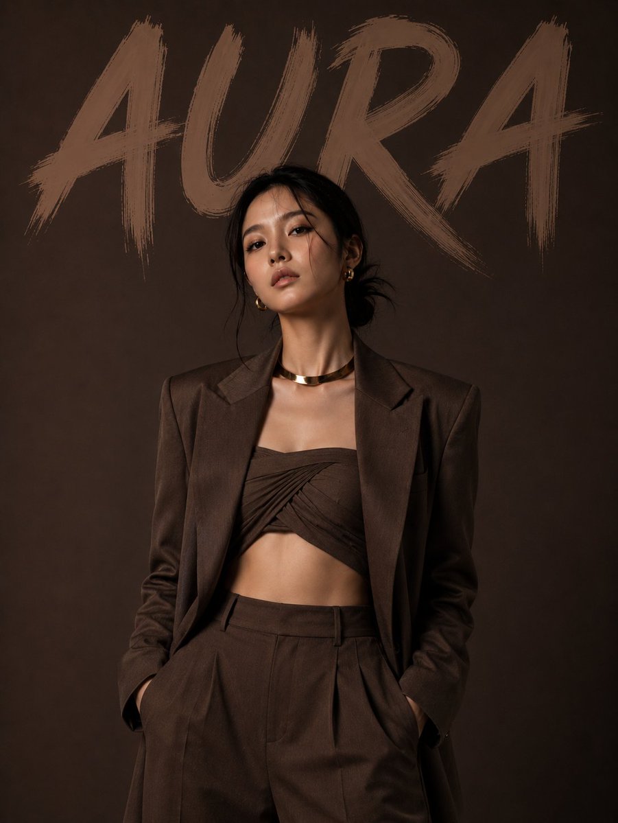 High-Fashion Monochrome Magazine Cover