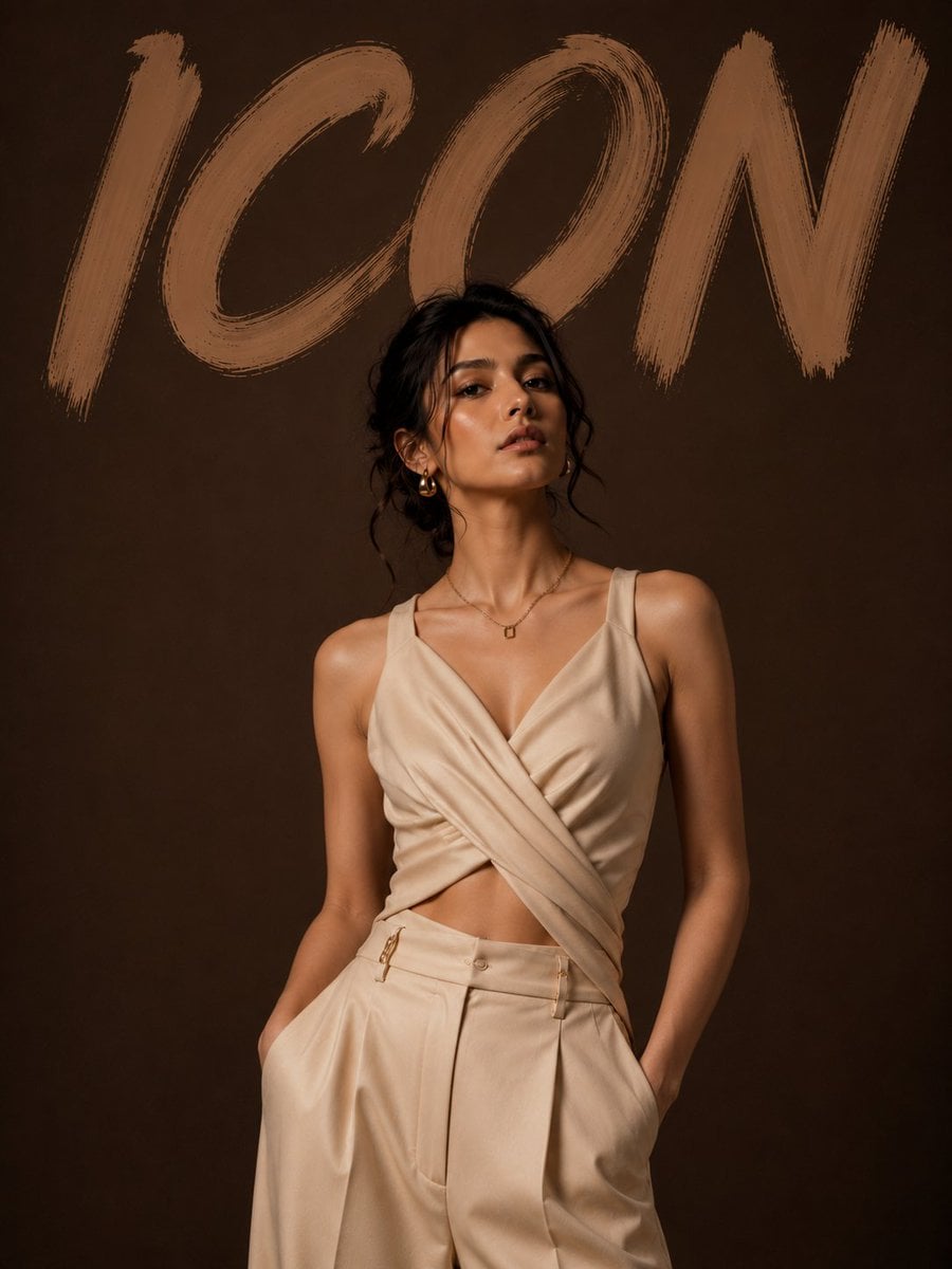 High-Fashion Monochrome Magazine Cover - alternate