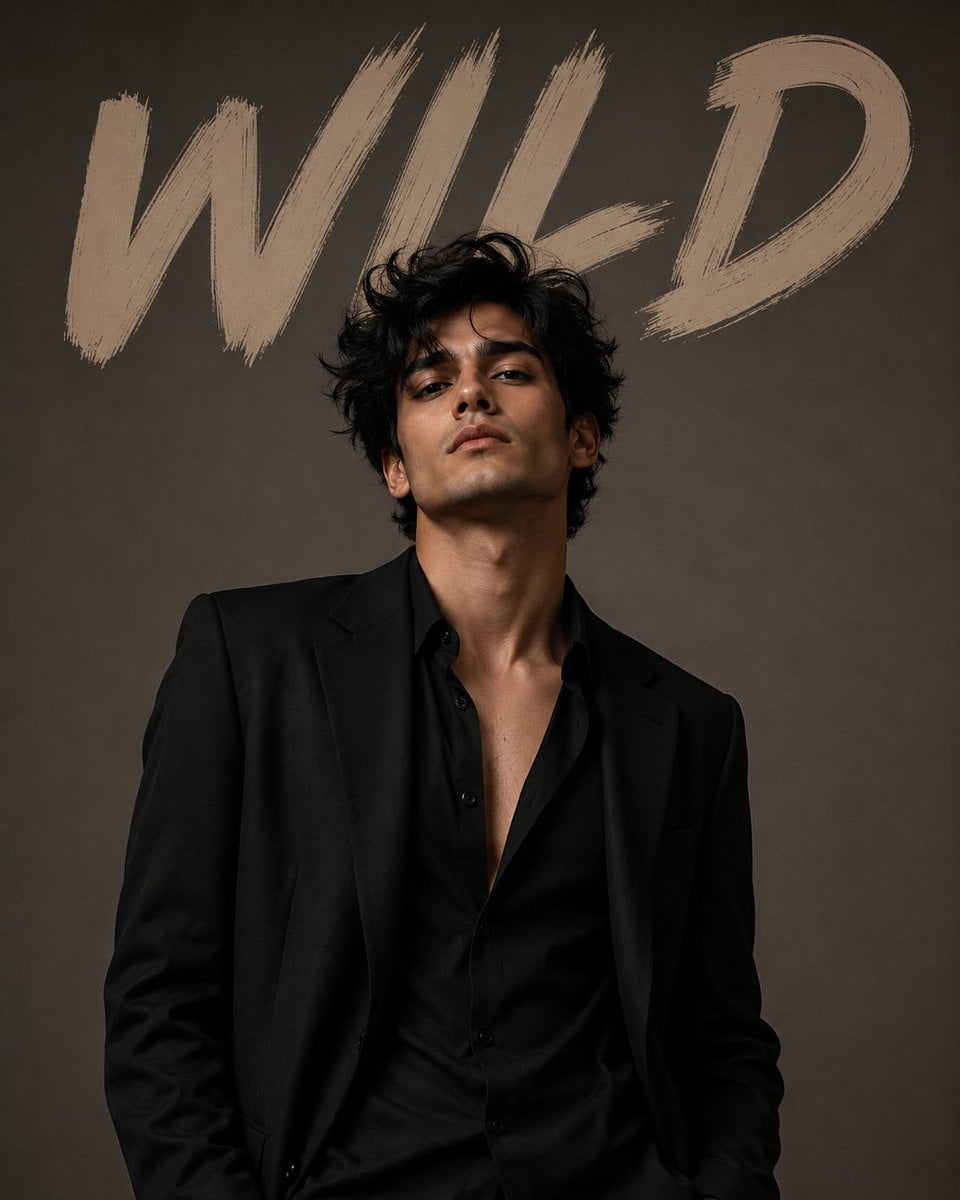 High-Fashion Monochrome Magazine Cover - alternate
