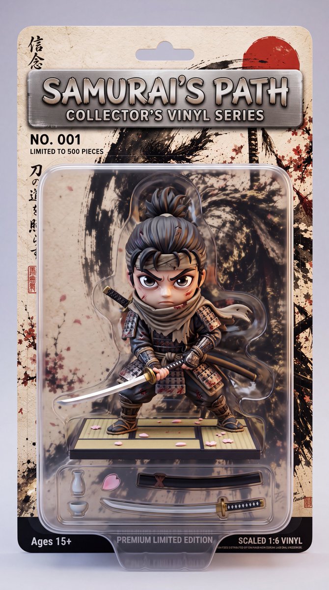 Custom Designer Toy Blister Pack