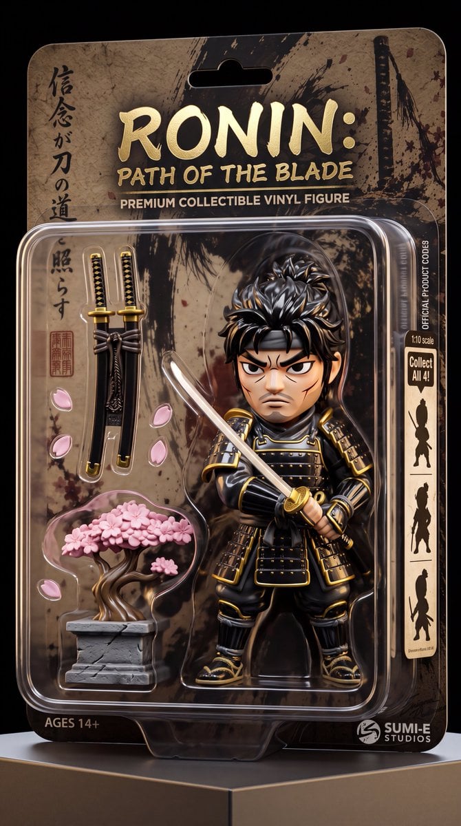 Custom Designer Toy Blister Pack - alternate