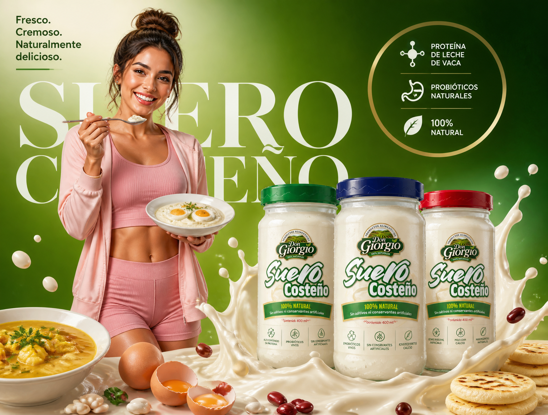 Ultra-Premium Colombian Suero Costeño Luxury Ad