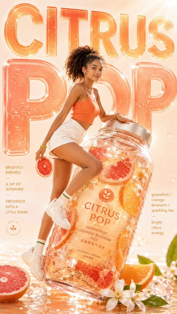 Hyper-Realistic Oversized Product Fashion Campaign - alternate