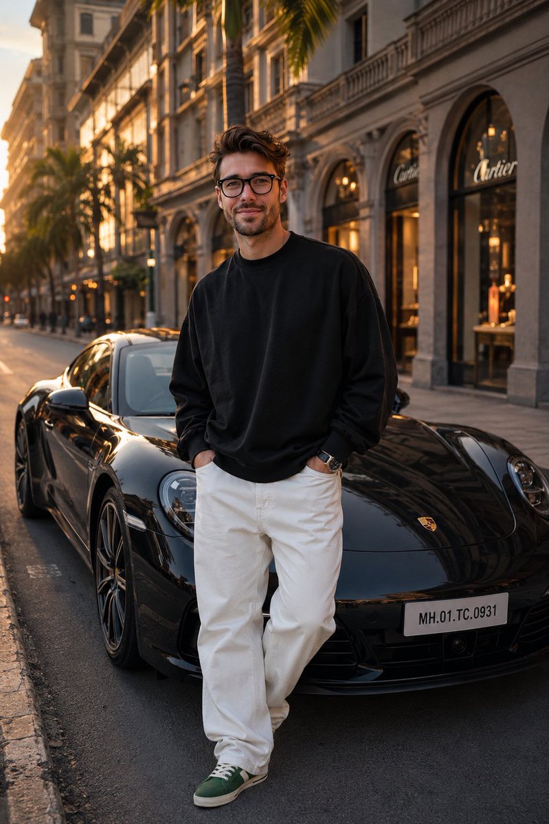 Luxury Streetwear Portrait in Mumbai