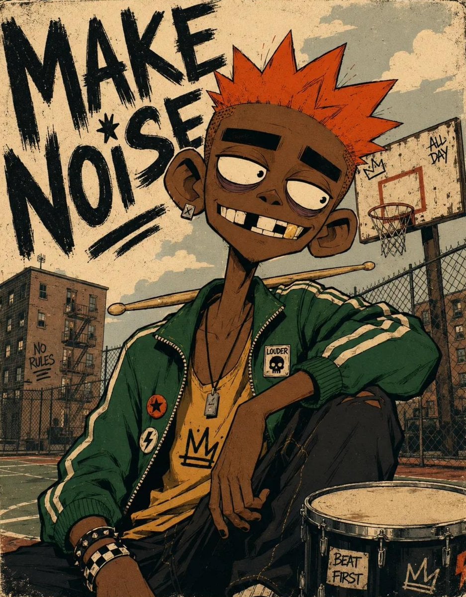 Stylized 2D Alternative Character Portrait - alternate