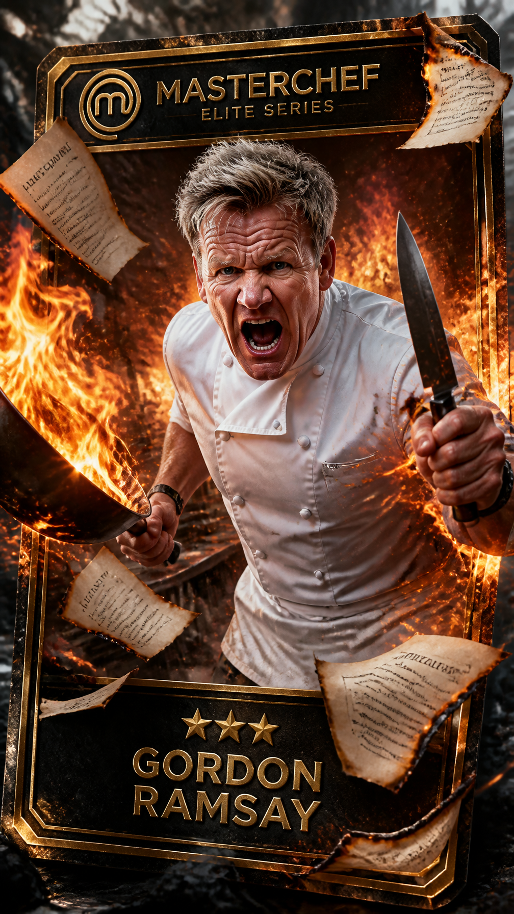 Gordon Ramsay Elite Series Trading Card Explosion