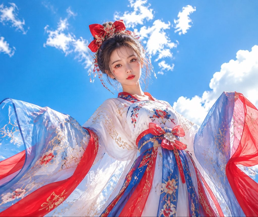 Oriental Fantasy Princess in Modern Hanfu
