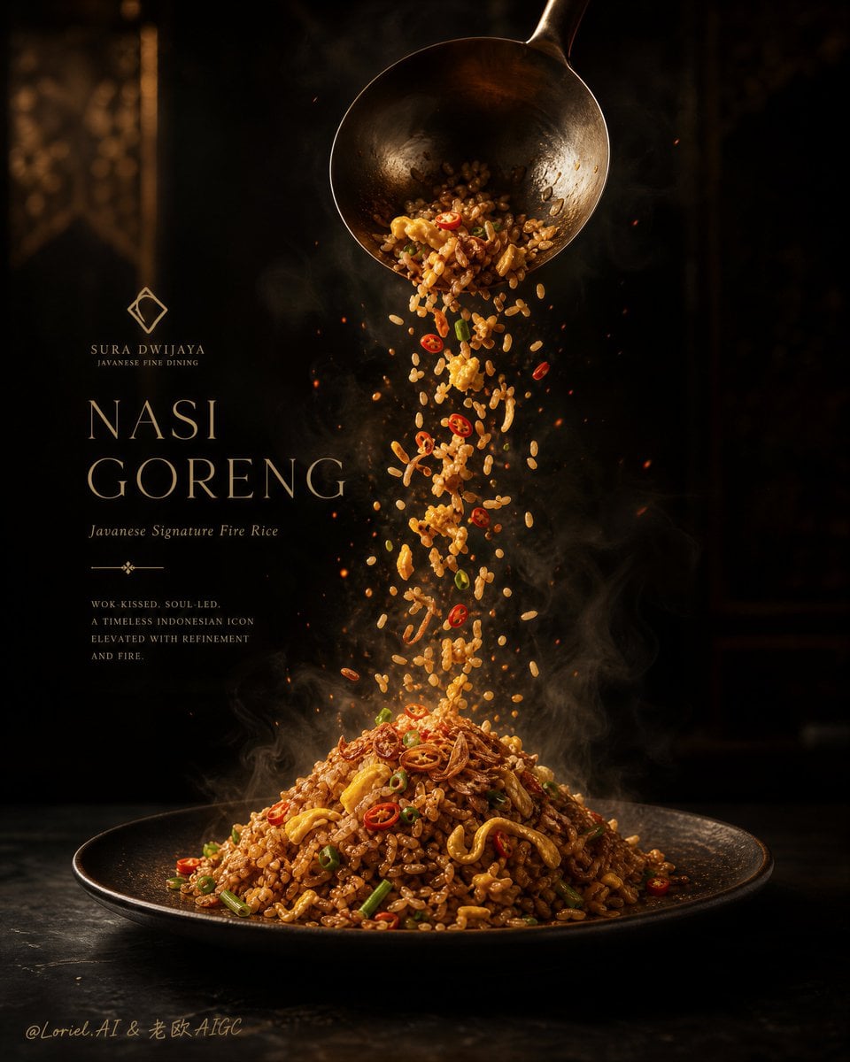 Luxury Southeast Asian Signature Dish Campaign Poster