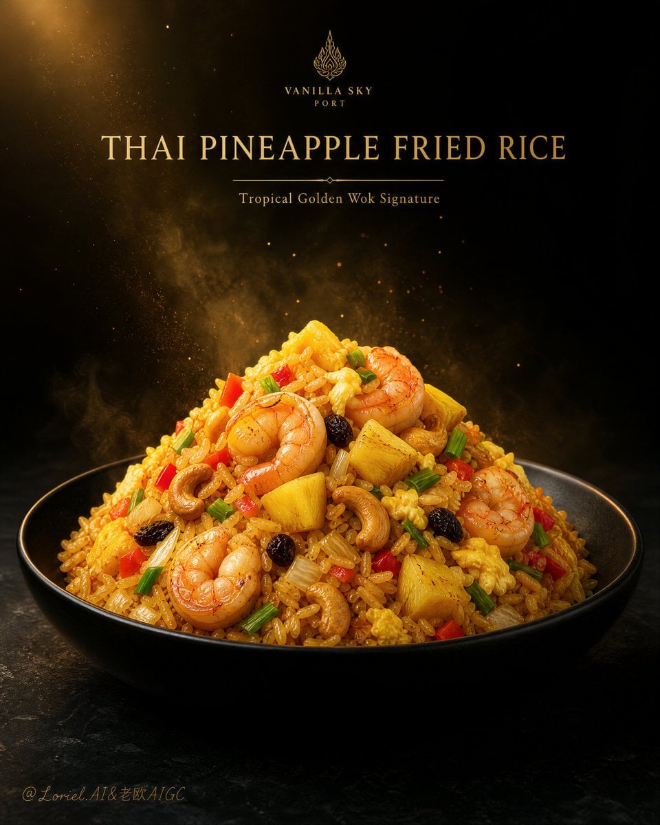 Luxury Southeast Asian Signature Dish Campaign Poster - alternate