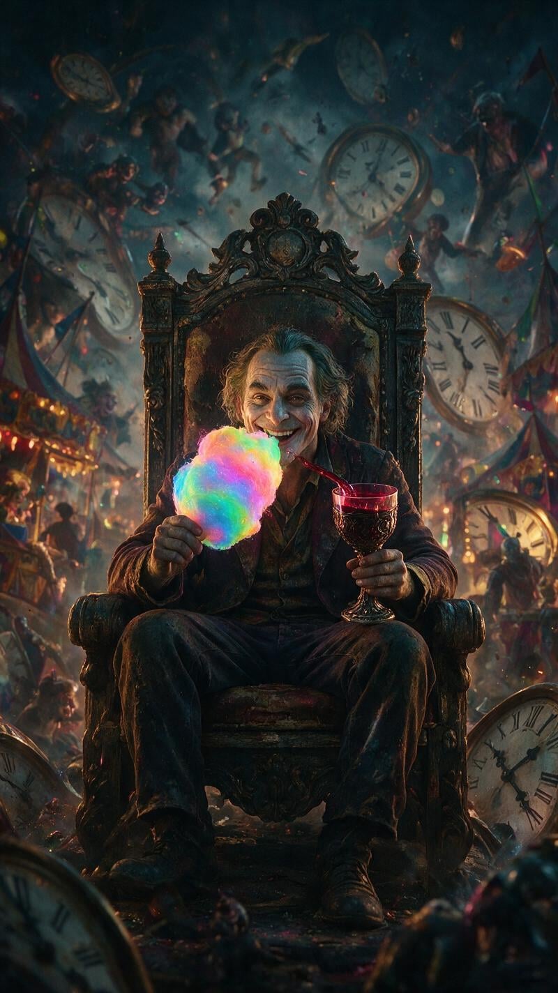 Surrealist Void Throne Wallpaper