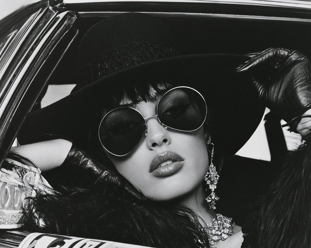 Vintage Couture Luxury Car Portrait