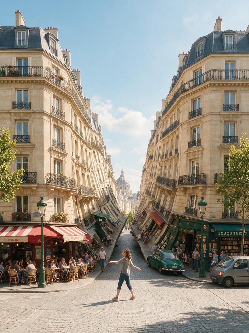 The Parisian Fold: Surreal City Manipulation