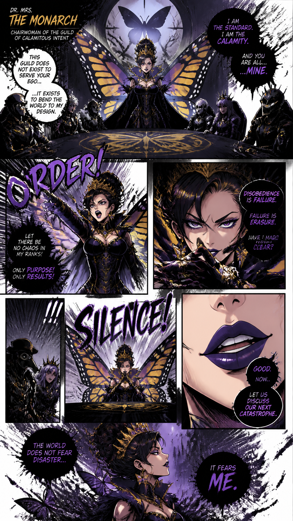 The Monarch's Council Domination Manga Page