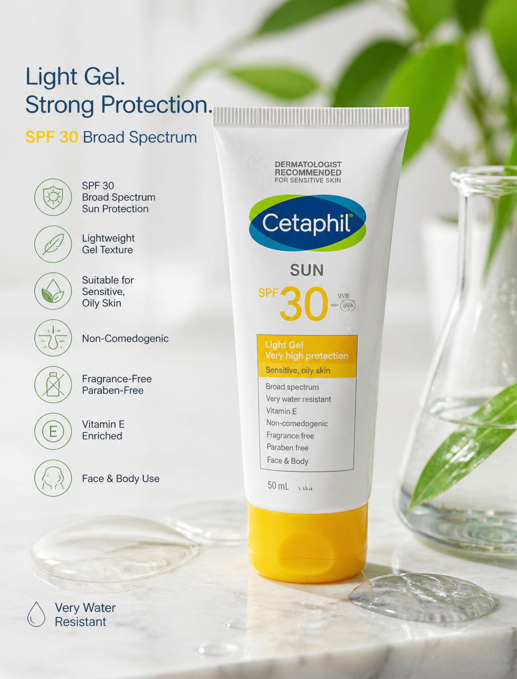 Premium Cetaphil SPF 30 Gel Sunscreen Campaign