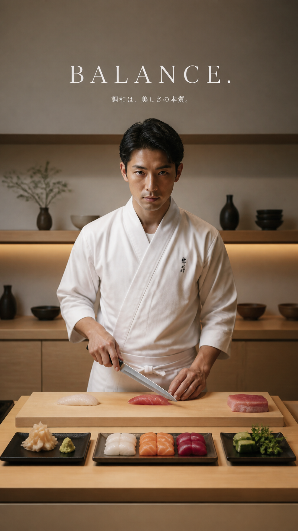 Zen Mastery Sushi Chef Editorial