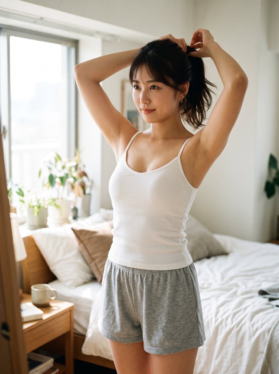 Morning Routine of a Young Japanese Woman - alternate