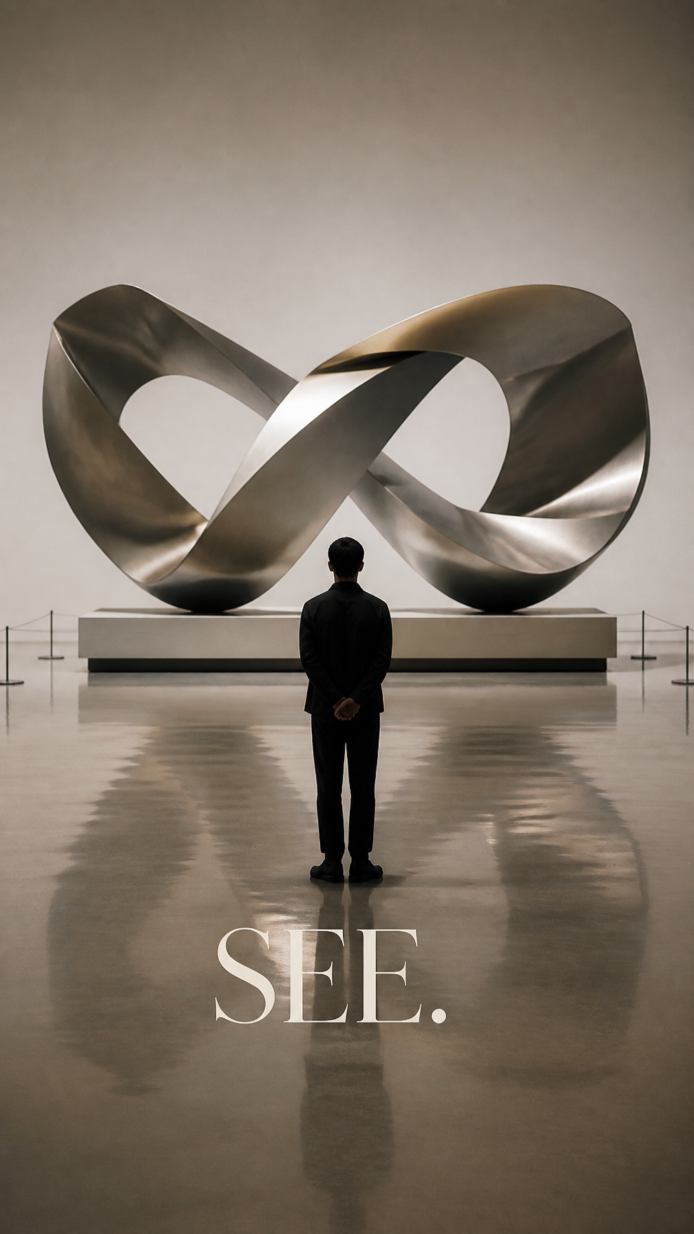 Minimalist Museum Contemplation