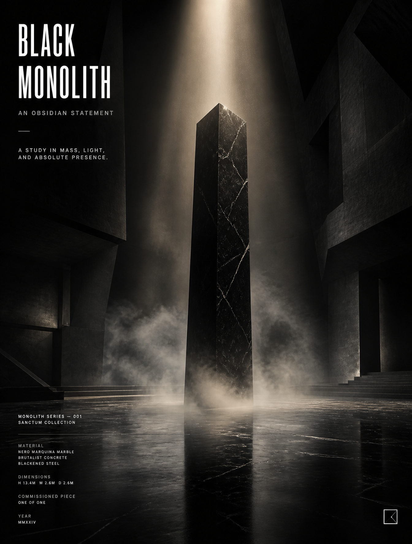Obsidian Void Monolith