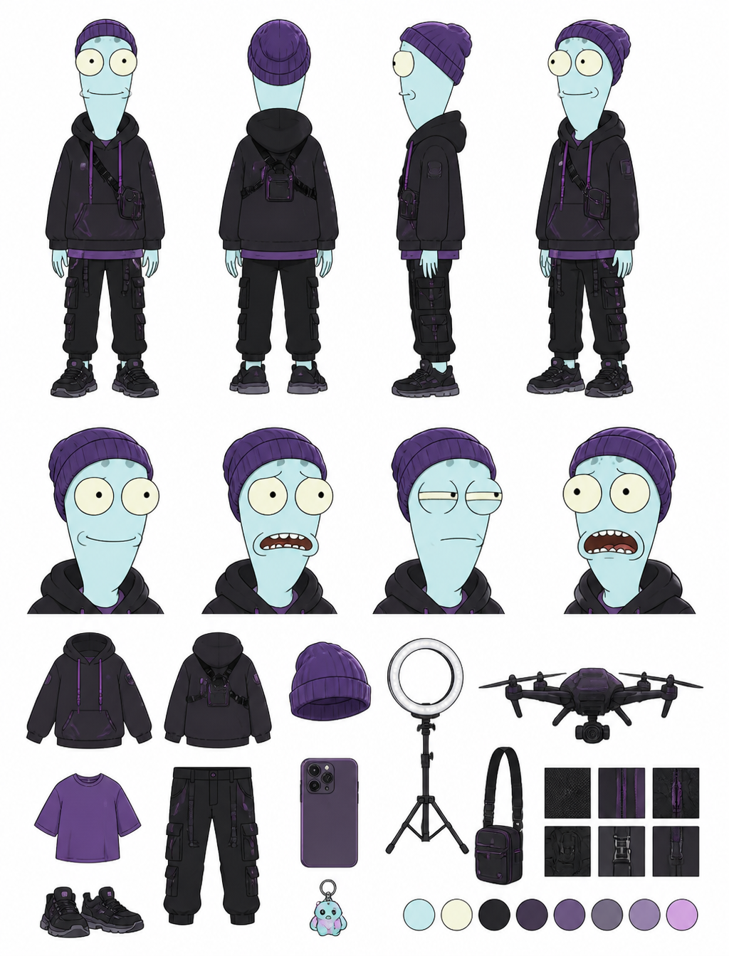 Digital Illusionist Influencer Concept Sheet