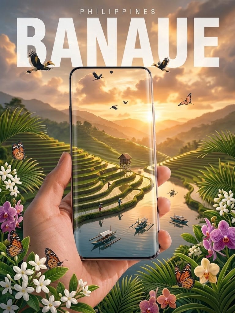Cinematic Smartphone Frame Travel Poster - alternate