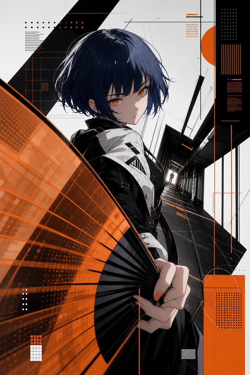 Avante-Garde Graphic Character Poster