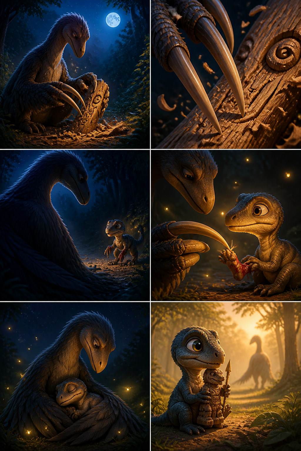 The Gentle Carver: A Therizinosaurus Tale