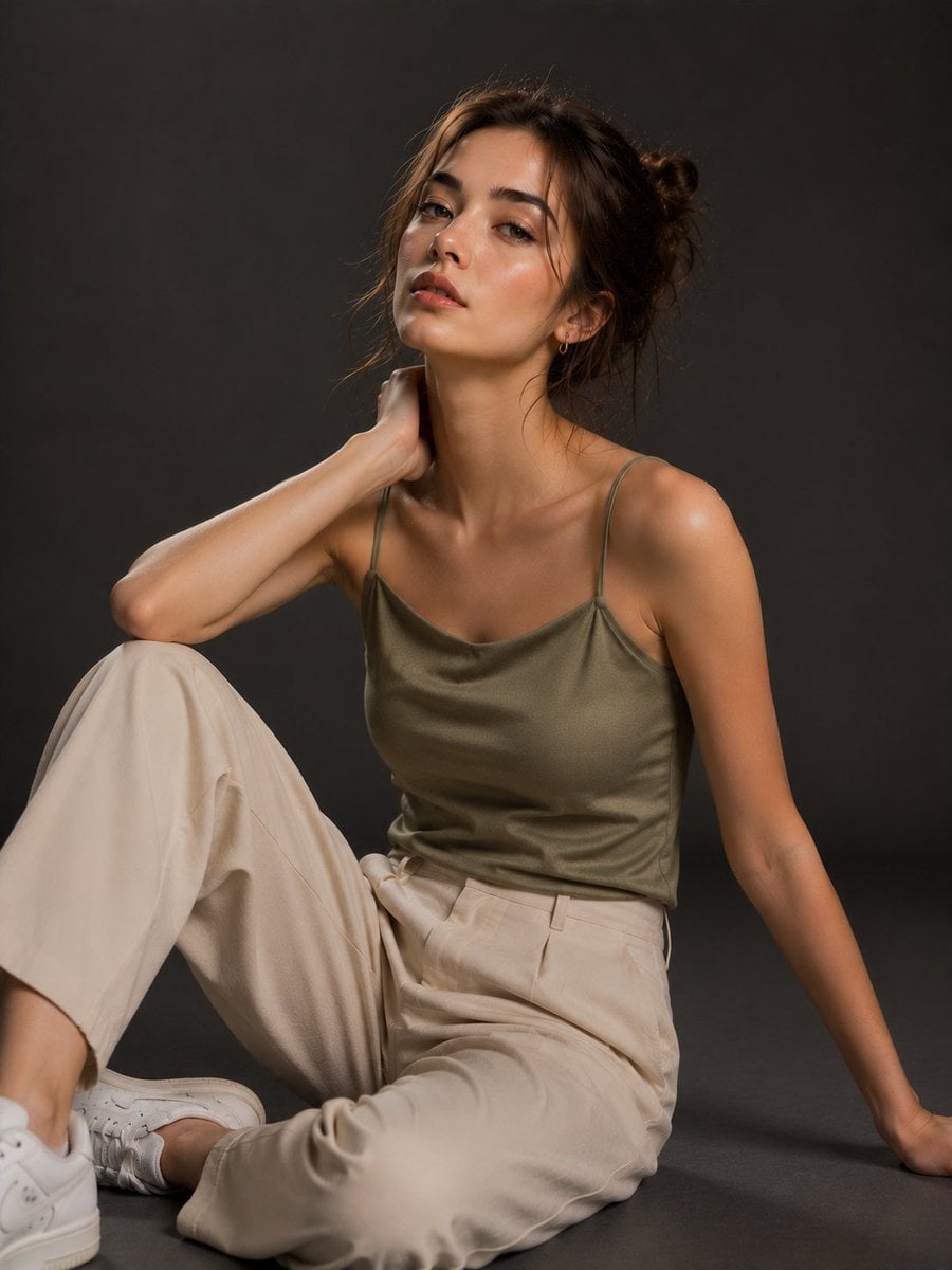 Minimalist High-Fashion Studio Portraits Collection