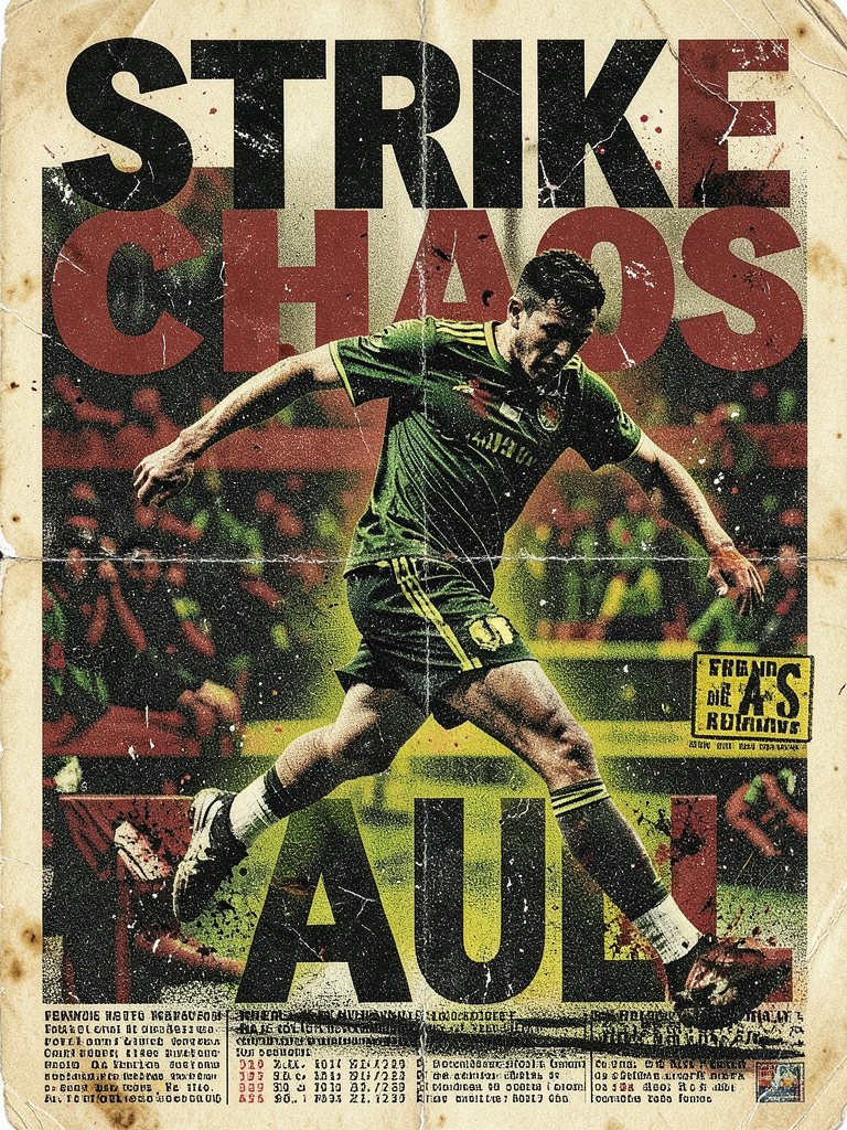 90s Underground Grunge Soccer Poster