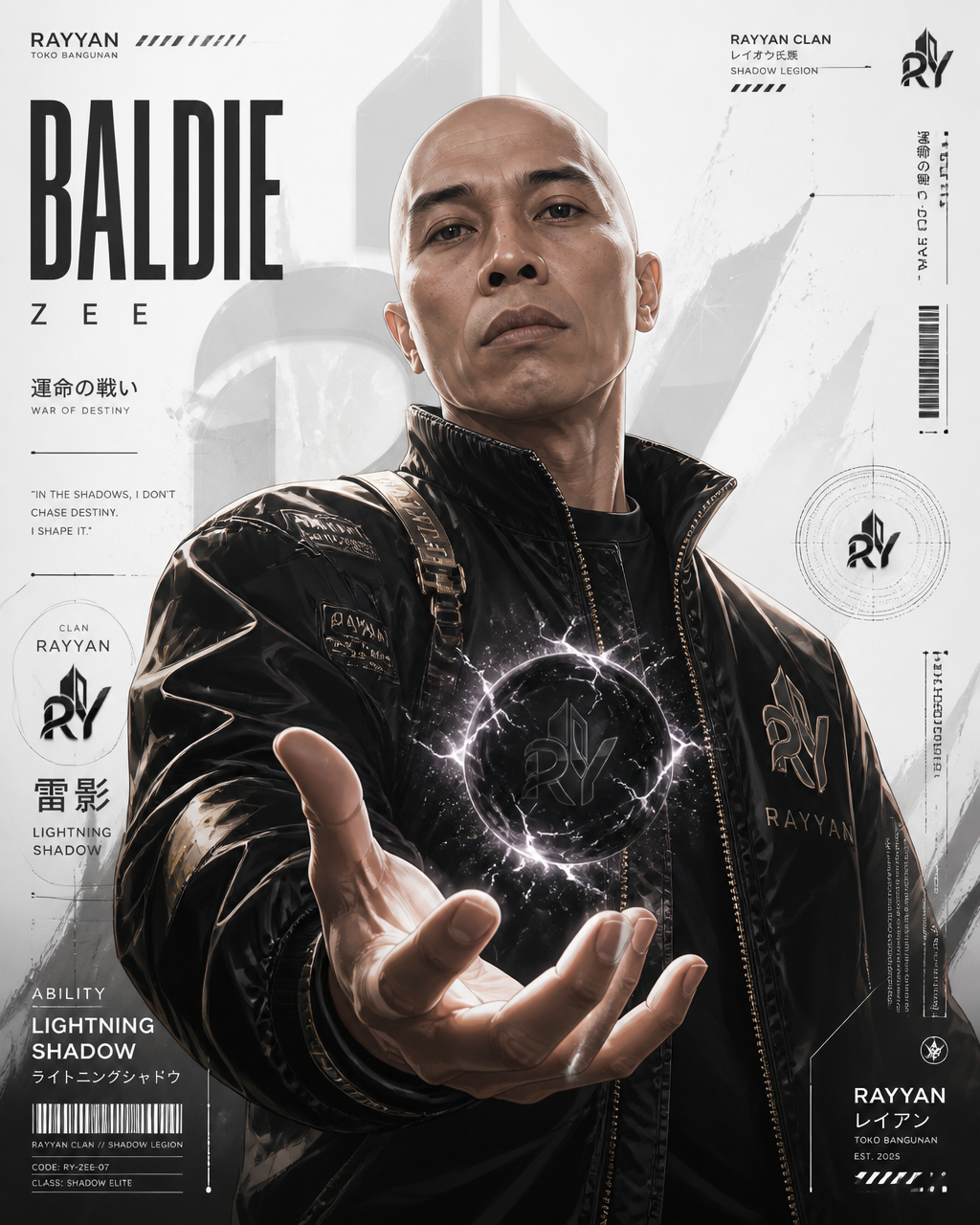 Luxury Streetwear Anime Editorial Poster