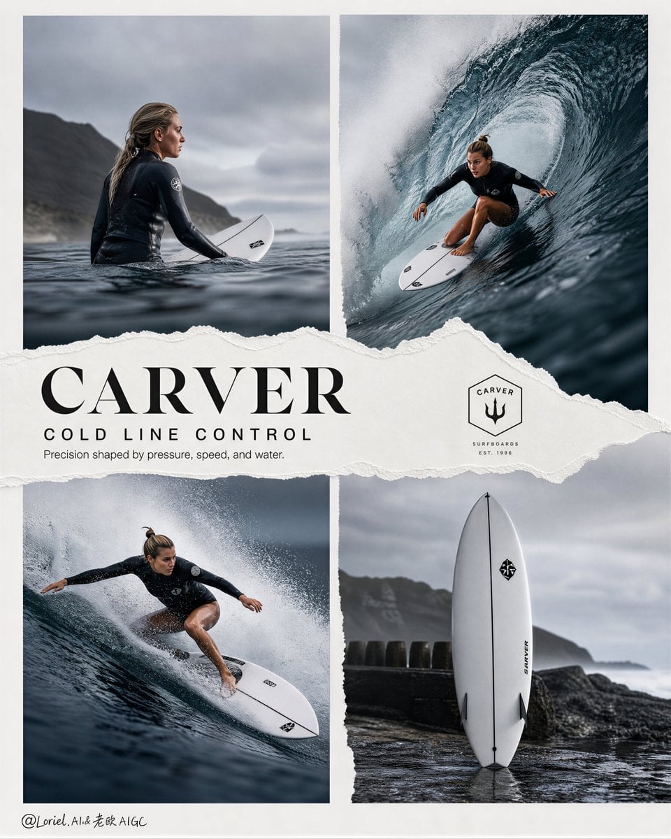 Carver Premium Cold-Water Surf Performance Campaign