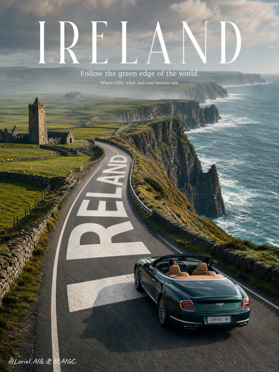 Emerald Atlantic Coastal Road Trip Campaign