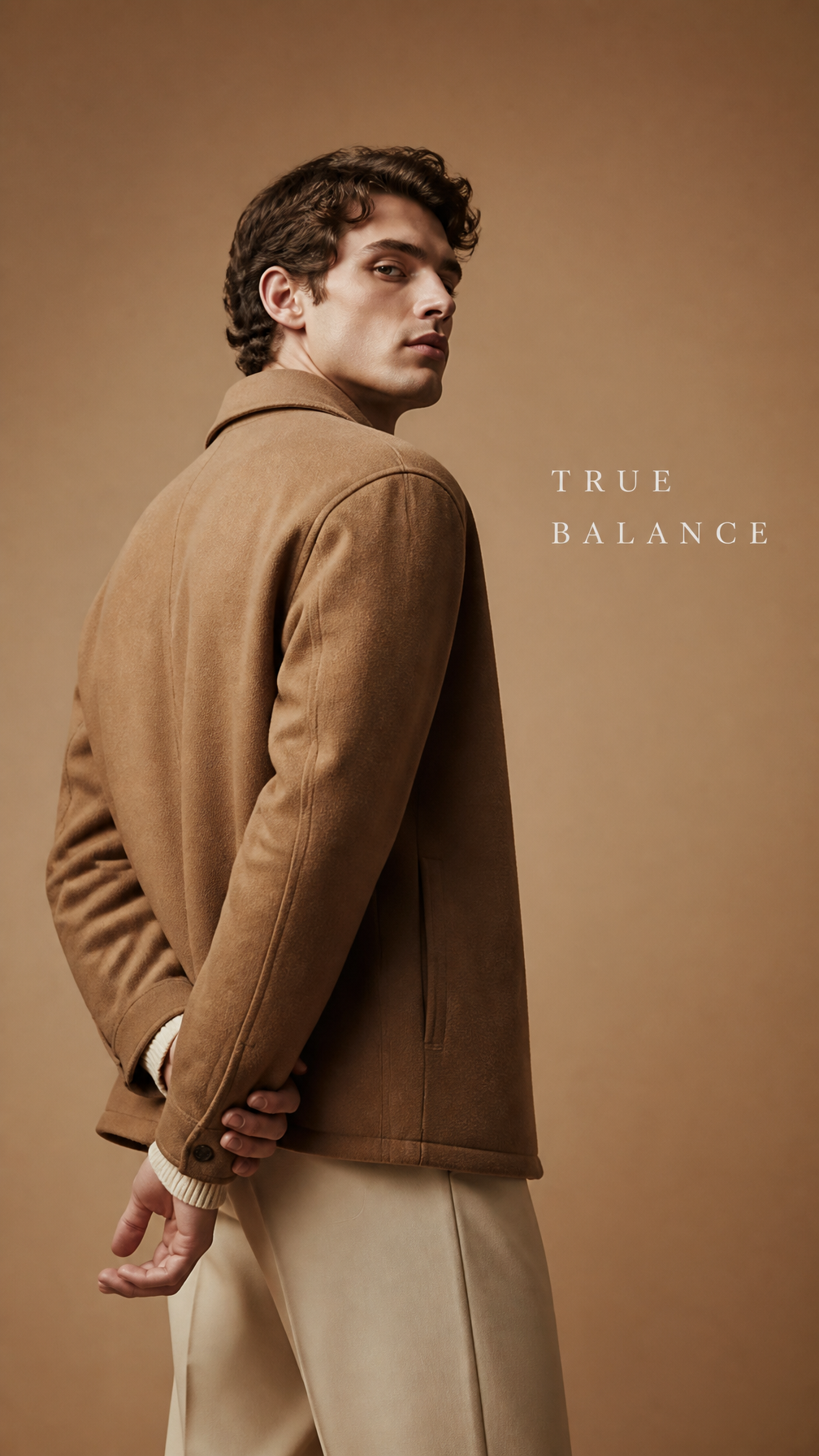 Camel Tones Minimalist Menswear Editorial