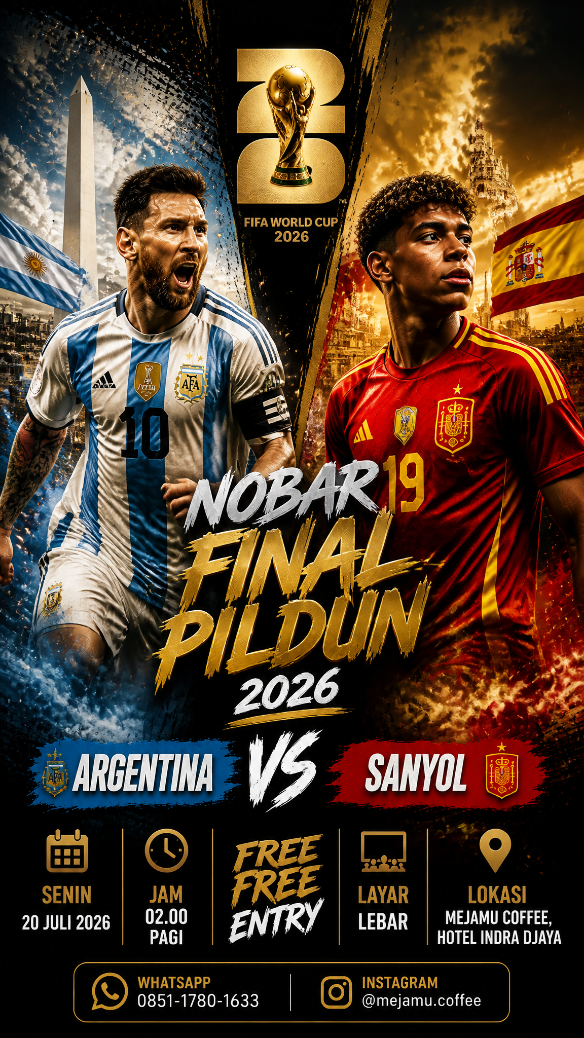 FIFA World Cup 2026 Final Match Event Flyer