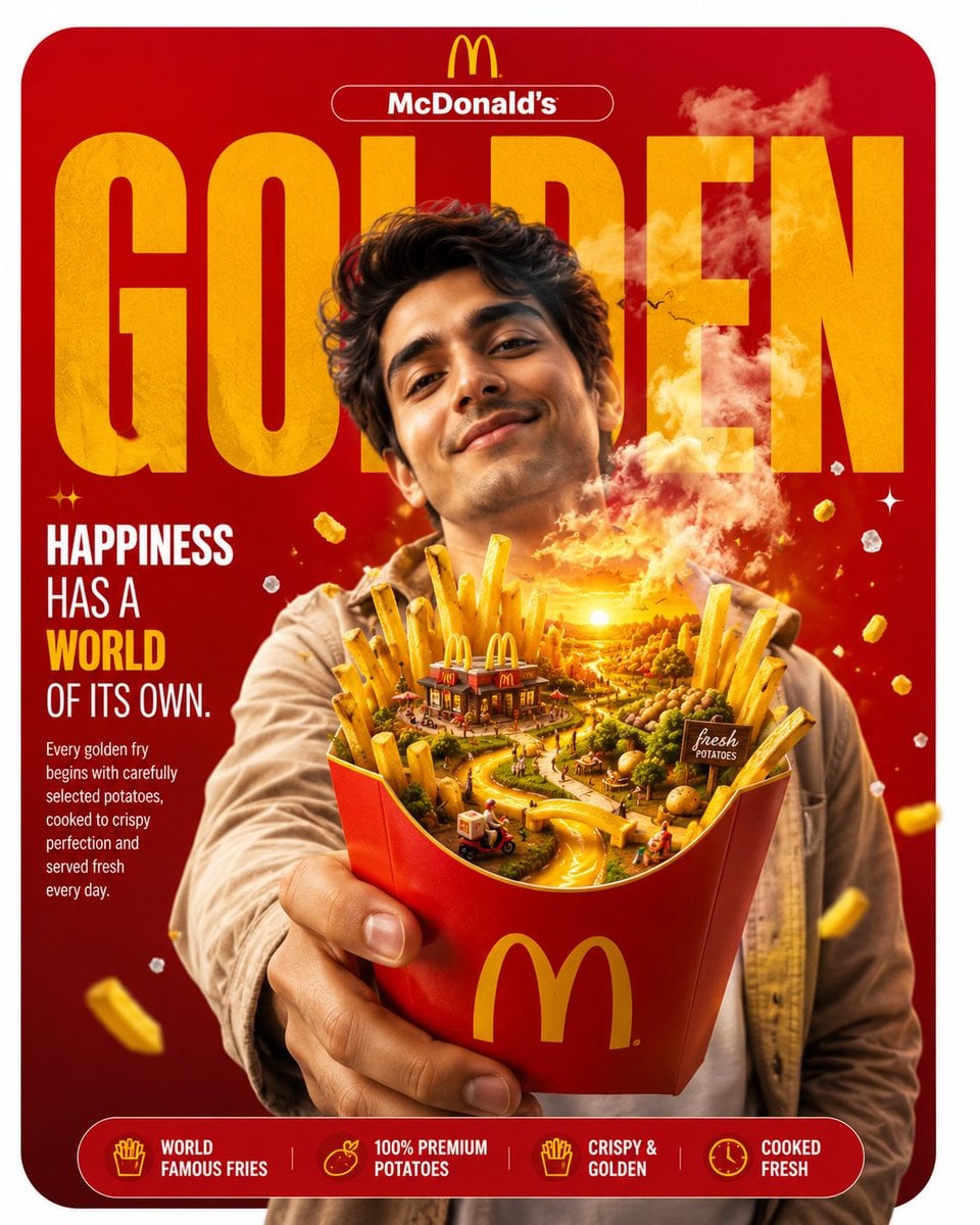 Luxury Surrealist Food Editorial Poster - alternate