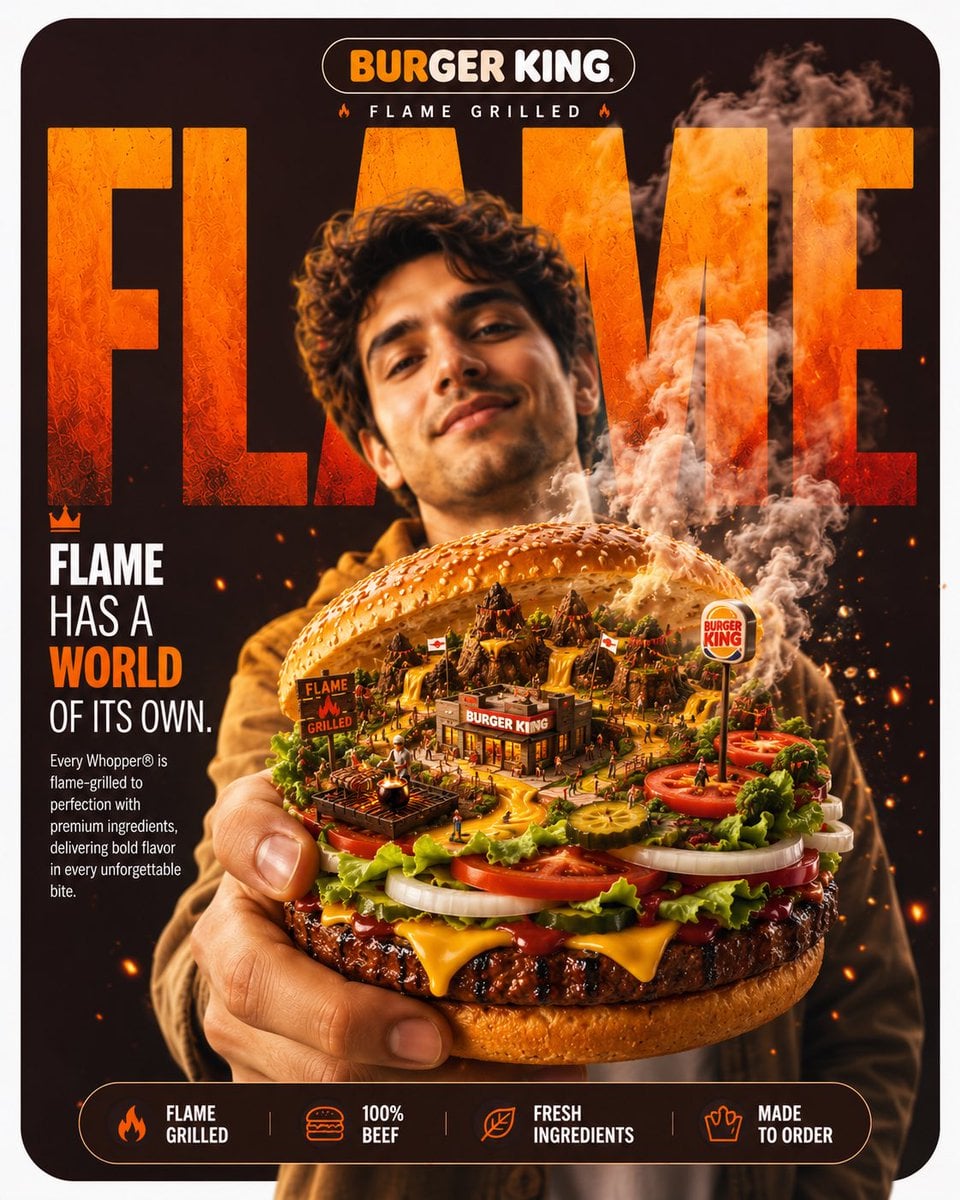 Luxury Surrealist Food Editorial Poster - alternate